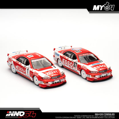 [INNO64] Toyota Corona EXIV #1 "ZENT" JTCC 1995 M.SEKIYA Toyota Corona EXIV #37 "ESSO" JTCC 1995 M.KRUMM Box Set Collection