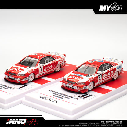 [INNO64] Toyota Corona EXIV #1 "ZENT" JTCC 1995 M.SEKIYA Toyota Corona EXIV #37 "ESSO" JTCC 1995 M.KRUMM Box Set Collection