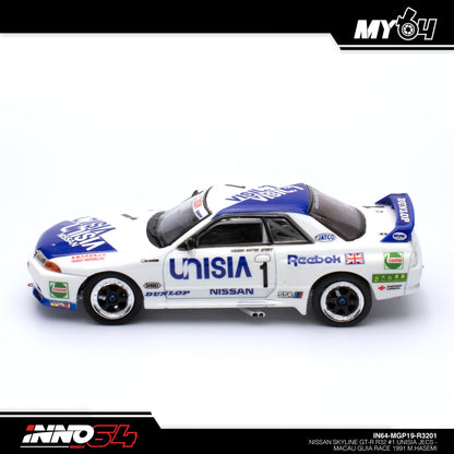 [INNO64] Nissan Skyline GTR (R32) #1 Unisia Jecs - Macau Guia Race 1991 M.Hasemi