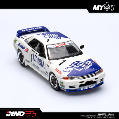 [INNO64] Nissan Skyline GTR (R32) #1 Unisia Jecs - Macau Guia Race 1991 M.Hasemi