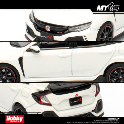 [Hobby Japan] Honda Civic Type R (FK8) 2017 With Engine Display Model