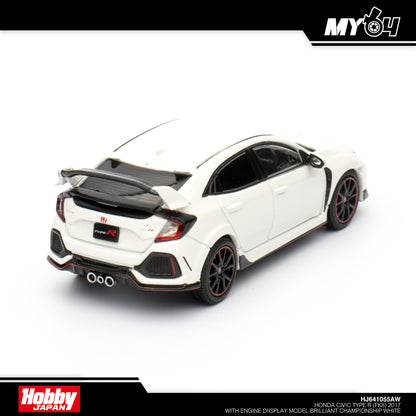 [Hobby Japan] Honda Civic Type R (FK8) 2017 With Engine Display Model