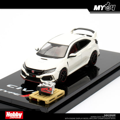 [Hobby Japan] Honda Civic Type R (FK8) 2017 With Engine Display Model