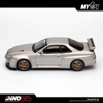 [INNO64] Nissan Skyline GT-R (R34) V-Spec II - Silver