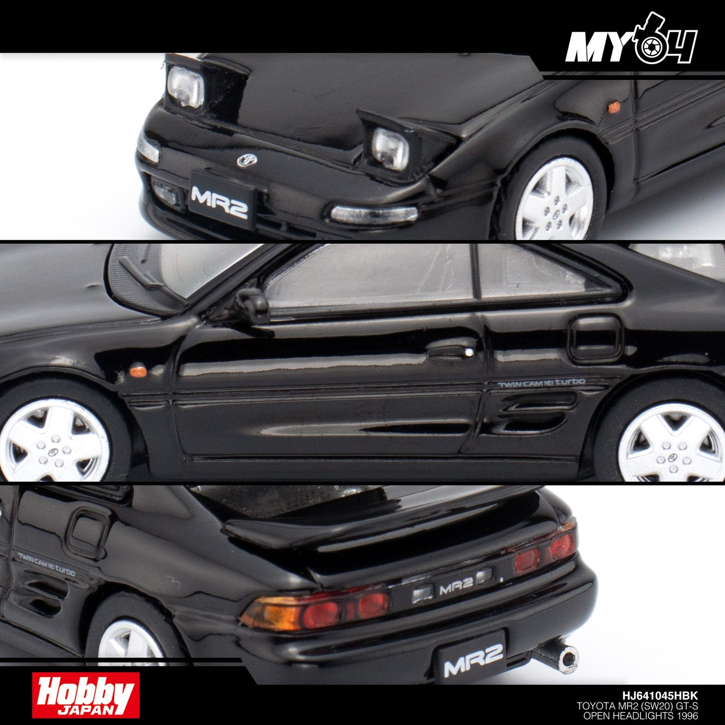 [Hobby Japan] Toyota MR2 (SW20) GT-S Open Headlights 1996
