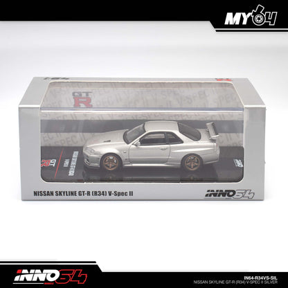 [INNO64] Nissan Skyline GT-R (R34) V-Spec II - Silver