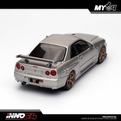 [INNO64] Nissan Skyline GT-R (R34) V-Spec II - Silver