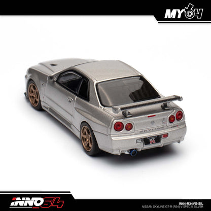 [INNO64] Nissan Skyline GT-R (R34) V-Spec II - Silver