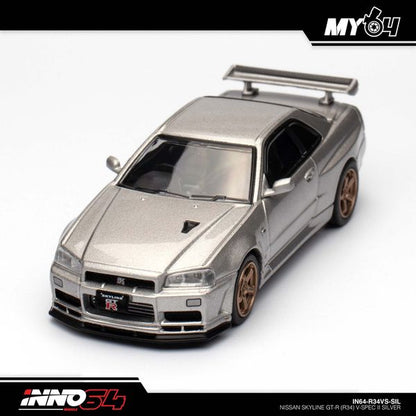 [INNO64] Nissan Skyline GT-R (R34) V-Spec II - Silver