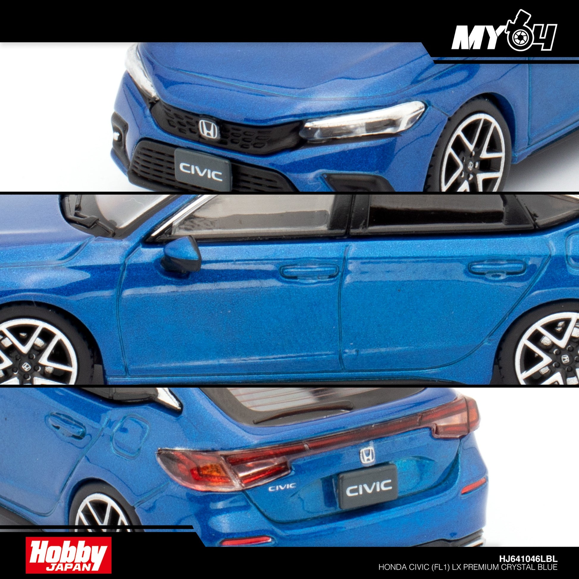 Hobby JAPAN 1/64 Enfini RX-7 FD3S (A Spec.) GT WING Innocent Blue Mica Hobby JAPAN 1/64 Enfini RX-7 FD3S (A Spec.) GT WING Innocent Blue Mica