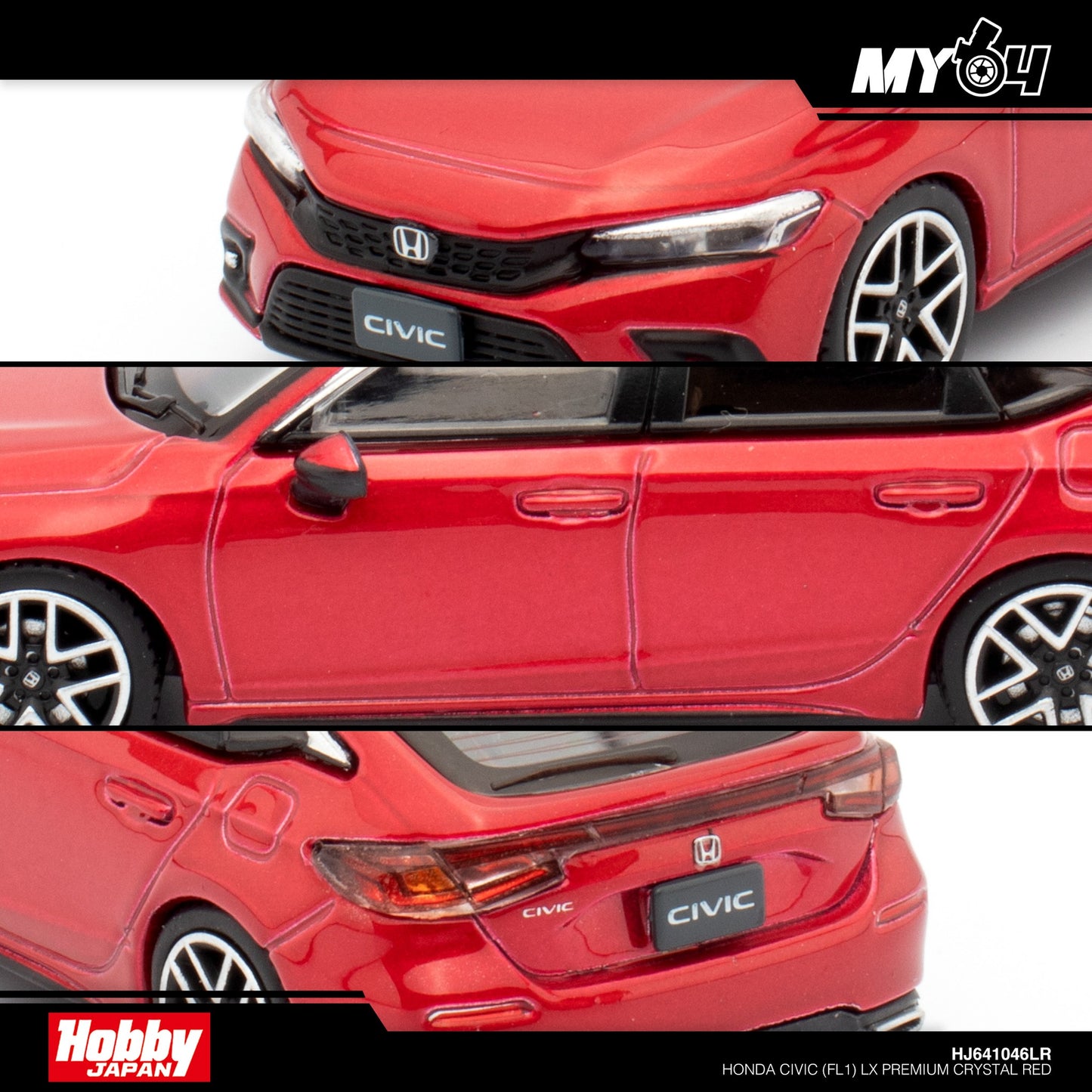 [Hobby Japan] Honda Civic (FL1) LX - Premium Crystal Red (M)
