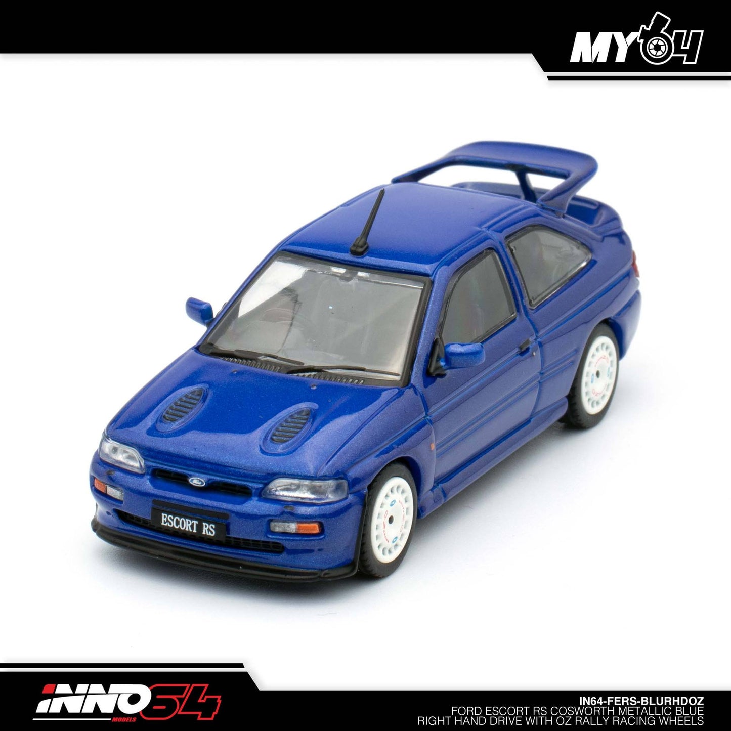 [INNO64] Ford Escort RS Cosworth (RHD) With OZ Rally Racing Wheels