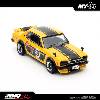 [INNO64] NISSAN SKYLINE 2000 GT-R (KPGC10) - Yellow