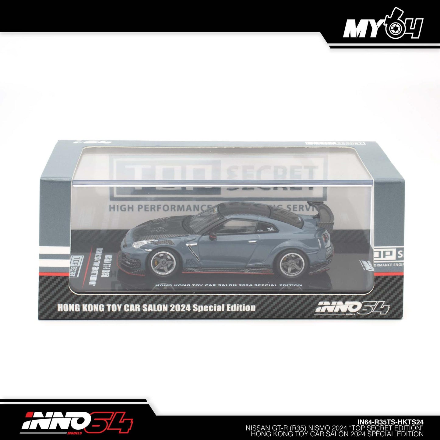 [INNO64] Nissan GT-R (R35) Top Secret Hong Kong Toy Car Salon 2024 Special Edition