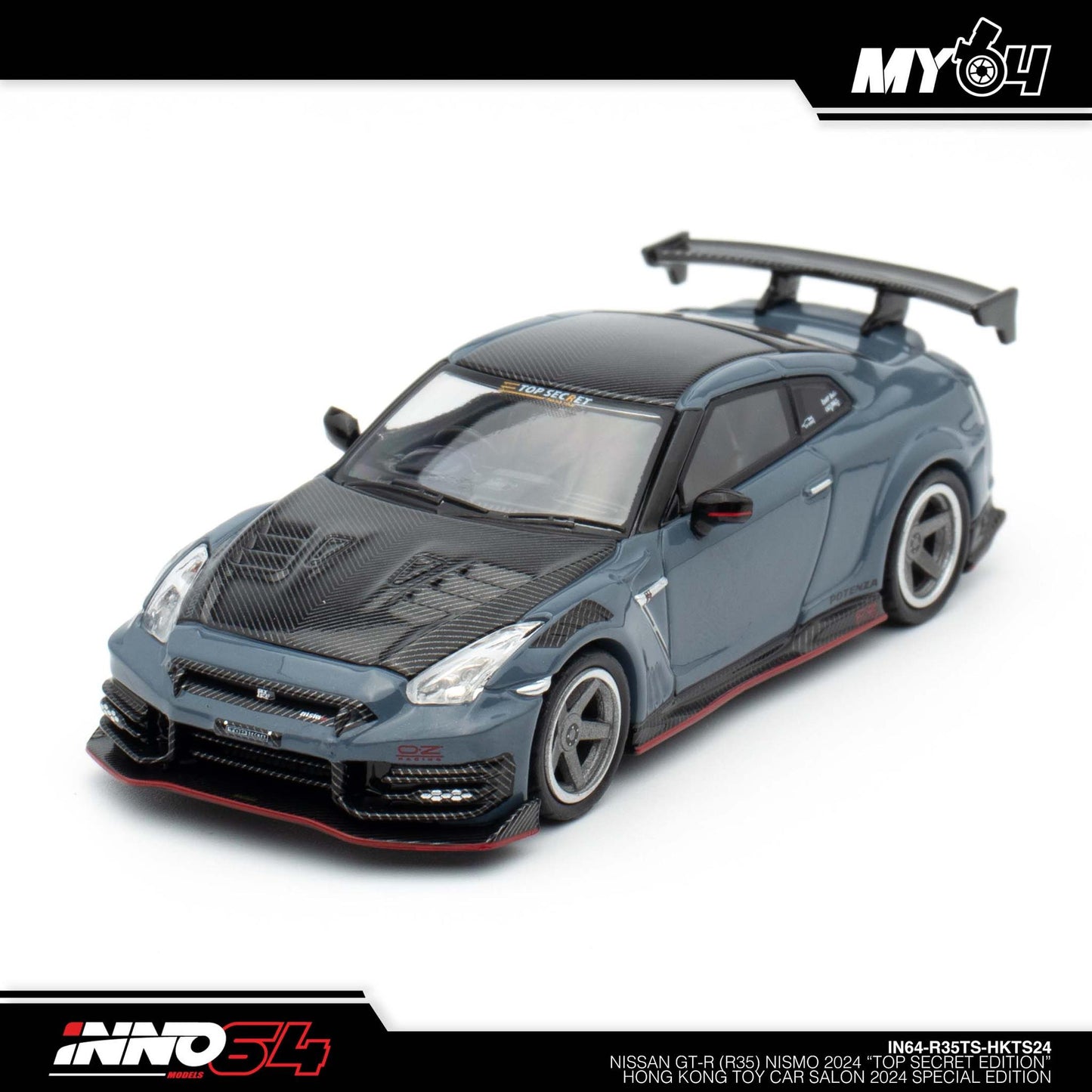 [INNO64] Nissan GT-R (R35) Top Secret Hong Kong Toy Car Salon 2024 Special Edition