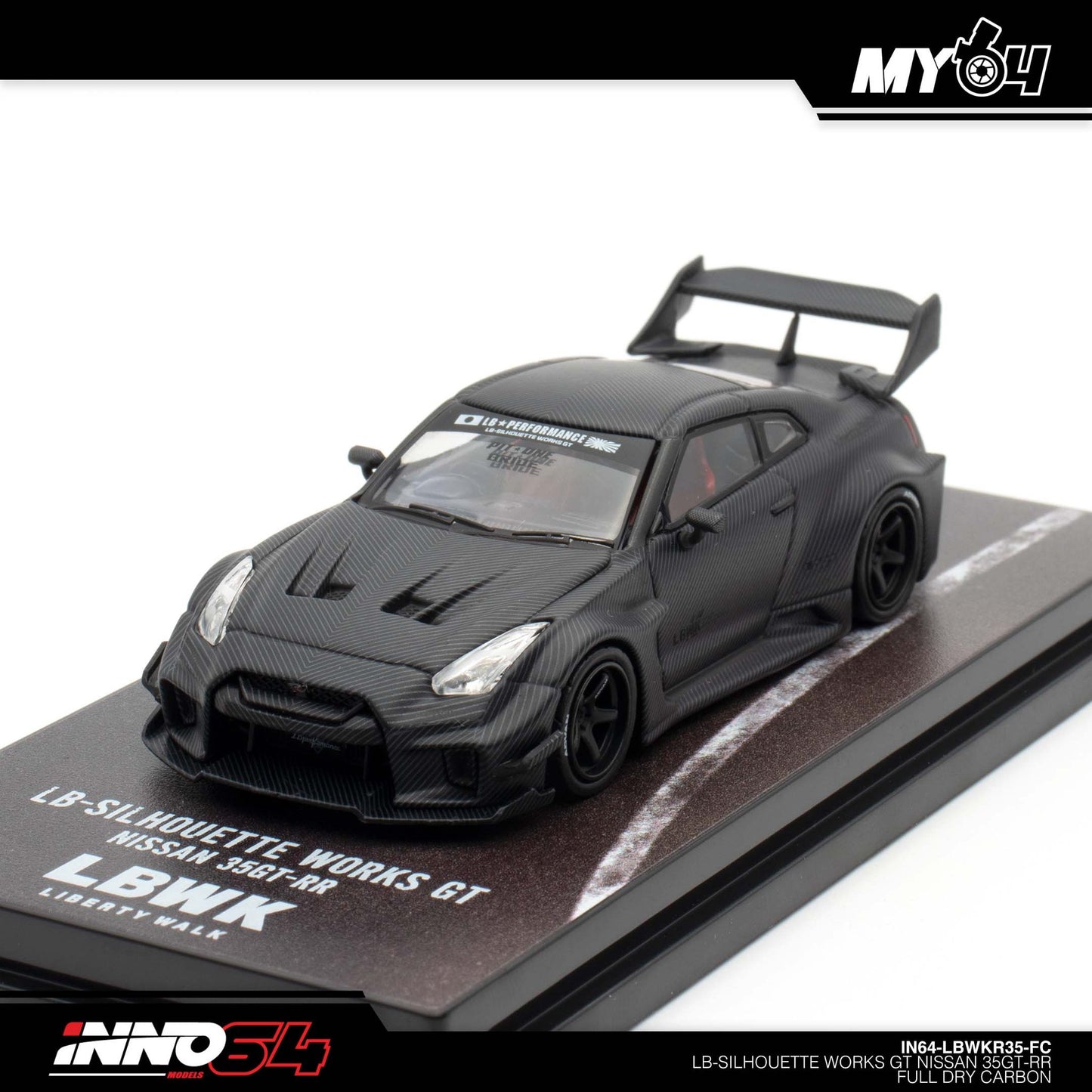 [INNO64] Nissan GT-R (R35) LBWK Super Silhouette 35GT-RR - Full Carbon