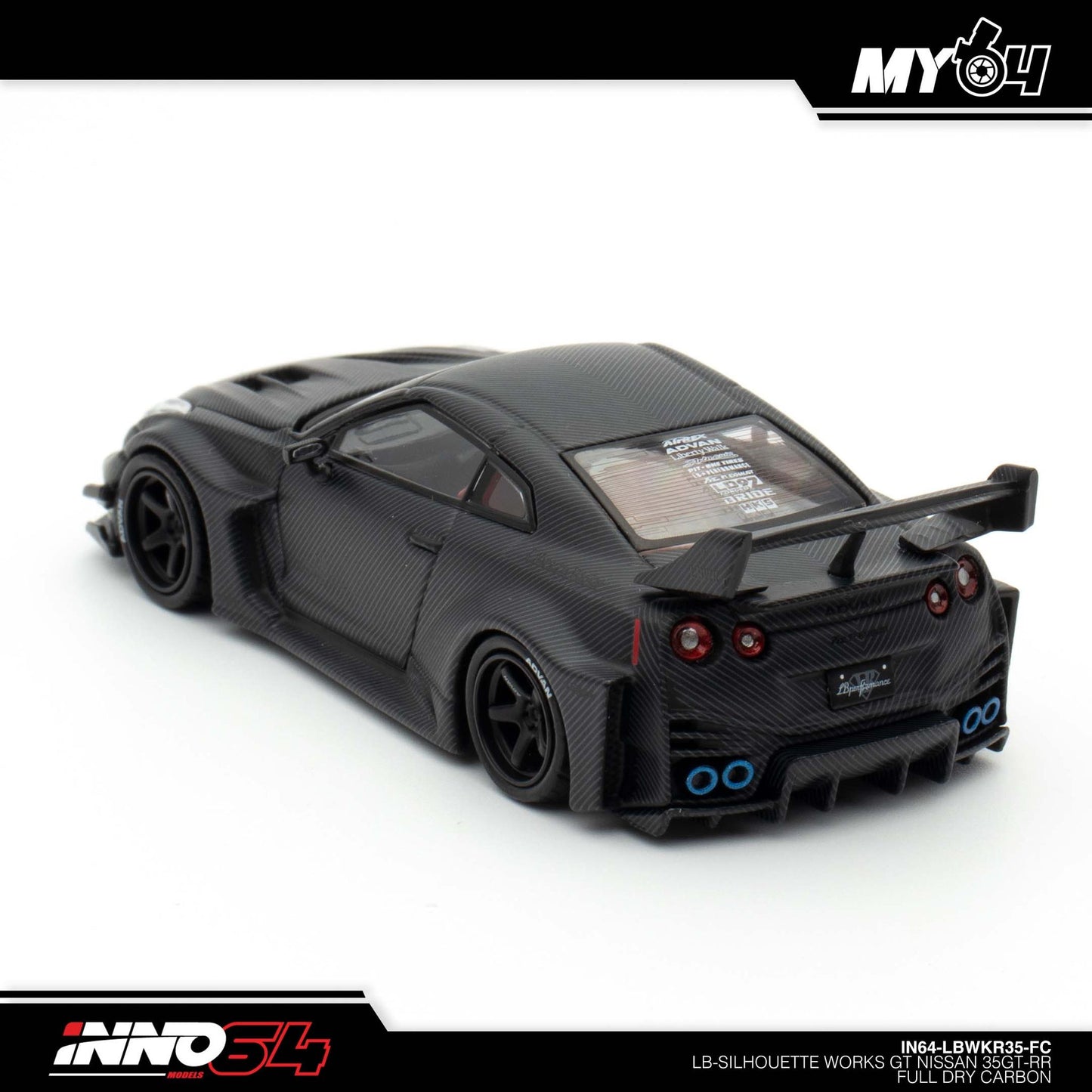 [INNO64] Nissan GT-R (R35) LBWK Super Silhouette 35GT-RR - Full Carbon