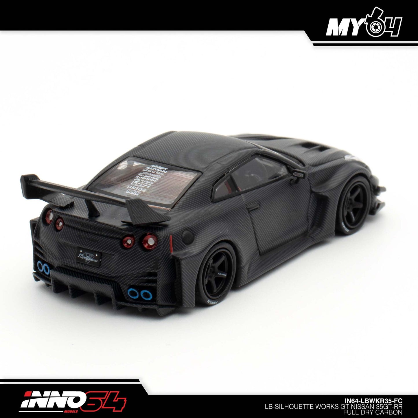 [INNO64] Nissan GT-R (R35) LBWK Super Silhouette 35GT-RR - Full Carbon