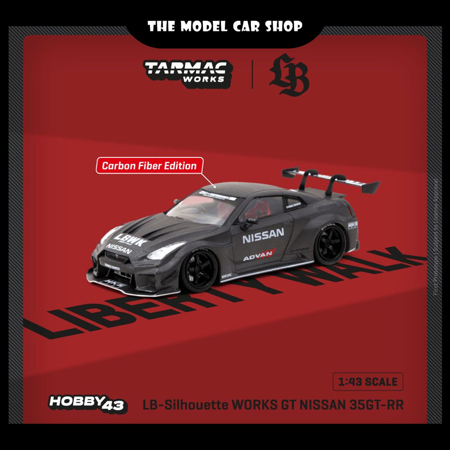 [Tarmac Works] LB-Silhouette Works GT Nissan 35GT-RR Full Carbon