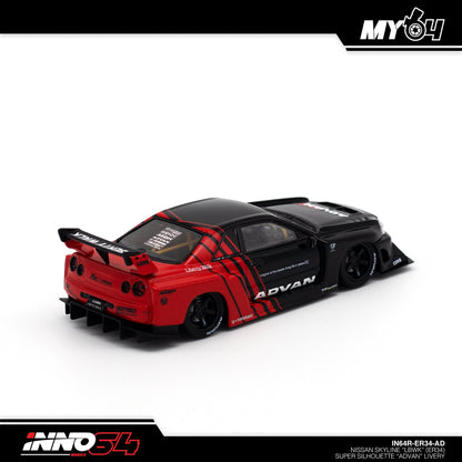 [INNO64] Nissan Skyline LBWK (ER34) Super Silhouette - Advan