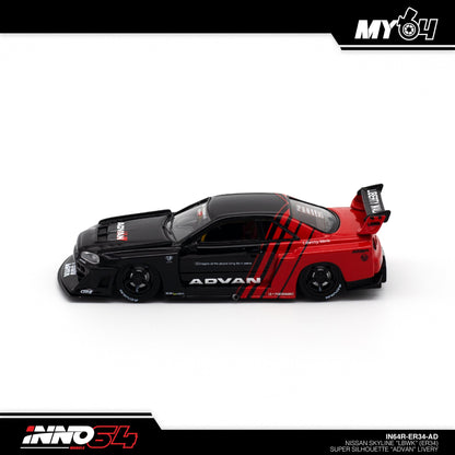 [INNO64] Nissan Skyline LBWK (ER34) Super Silhouette - Advan