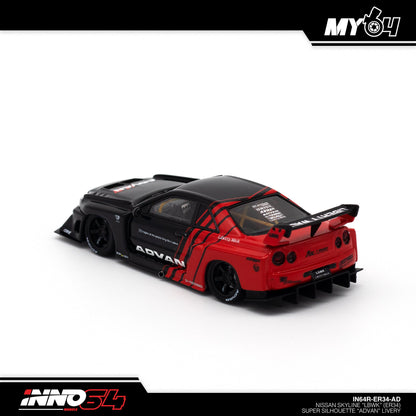 [INNO64] Nissan Skyline LBWK (ER34) Super Silhouette - Advan
