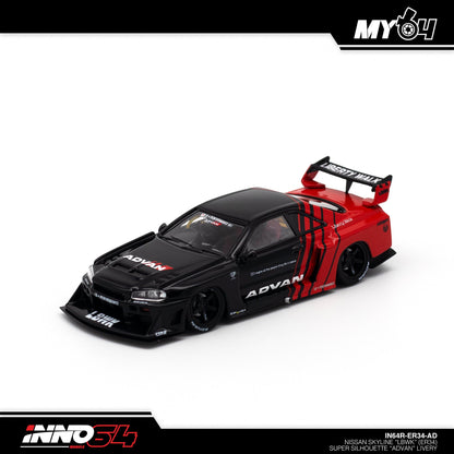 [INNO64] Nissan Skyline LBWK (ER34) Super Silhouette - Advan