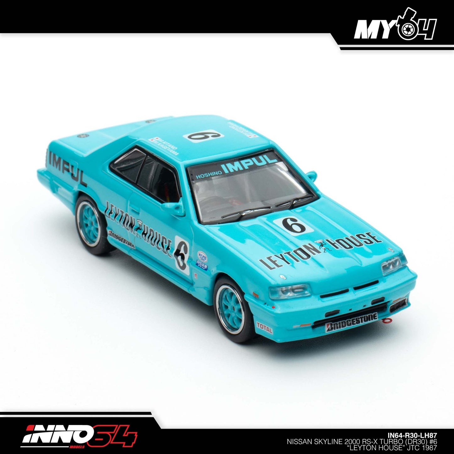 [INNO64] Nissan Skyline 2000 RS-X Turbo (DR30) #6 "LEYTON HOUSE" JTC 1987