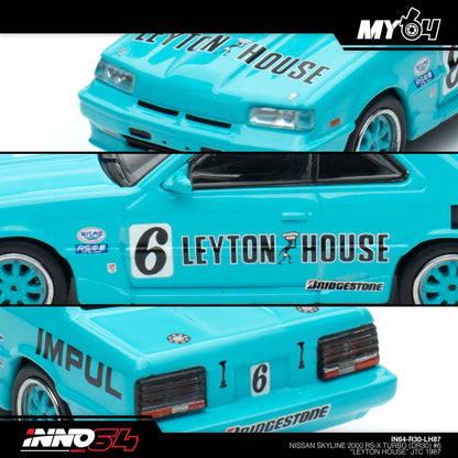 [INNO64] Nissan Skyline 2000 RS-X Turbo (DR30) #6 "LEYTON HOUSE" JTC 1987