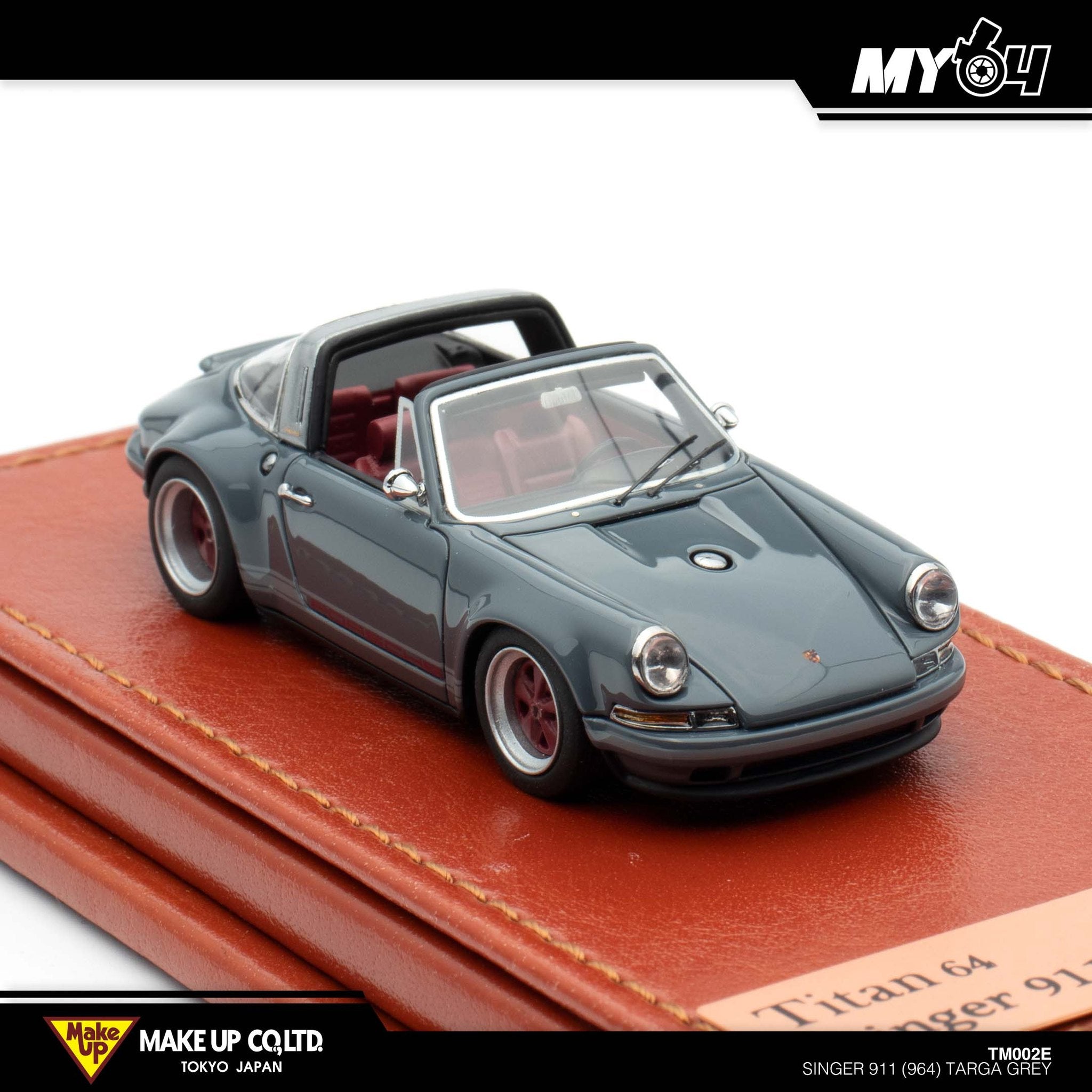 Titan64] Singer 911 (964) Targa - Slate Gray | The Model Car Shop