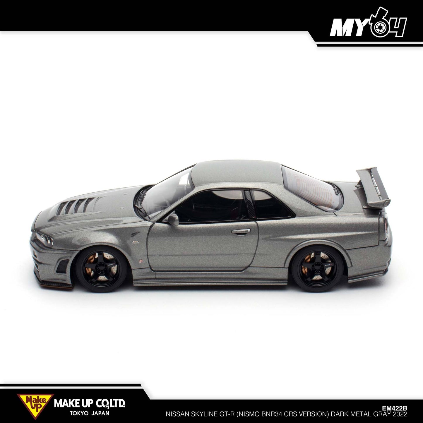 [Make Up] Nissan Skyline GTR Nismo BNR34 CRS Version - Dark Metal Gray