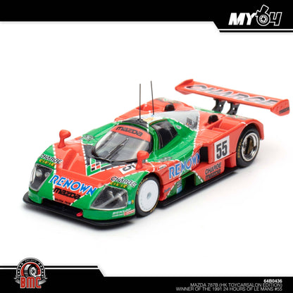 [BMC] 1:64 Mazda 787B Winner of the 1991 24 Hours Le Mans #55