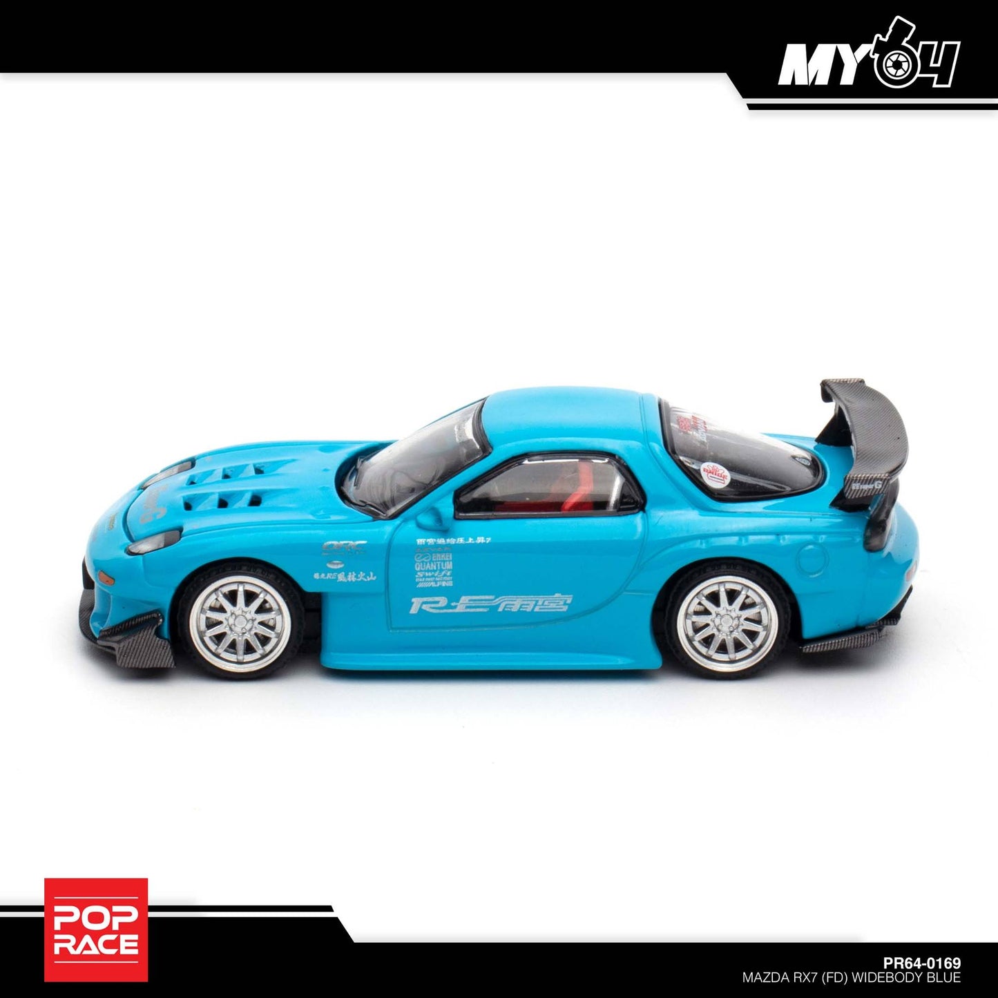 [Pop Race] Mazda RX7 RE-Amemiya Widebody - Blue TASKL Special