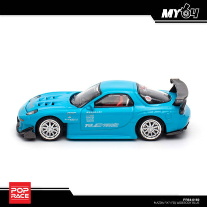 [Pop Race] Mazda RX7 RE-Amemiya Widebody - Blue TASKL Special