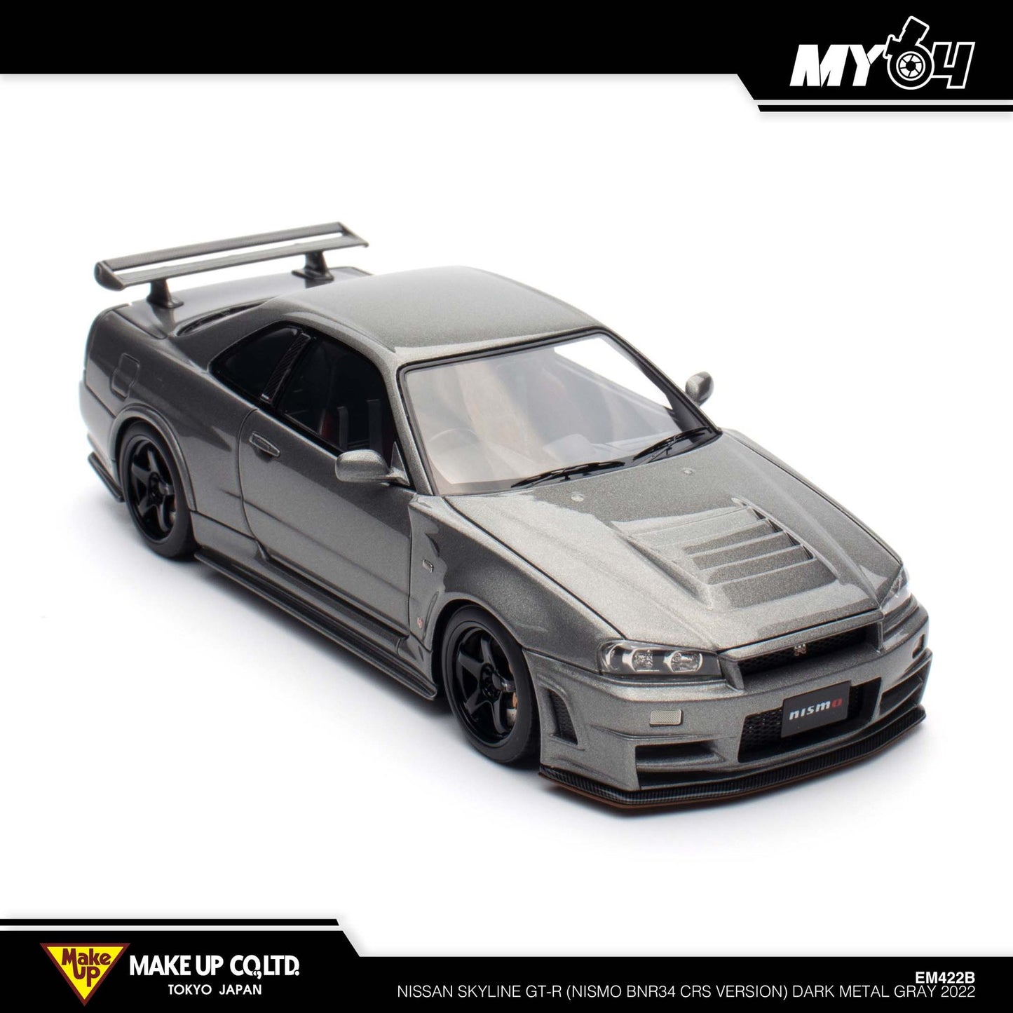 [Make Up] Nissan Skyline GTR Nismo BNR34 CRS Version - Dark Metal Gray