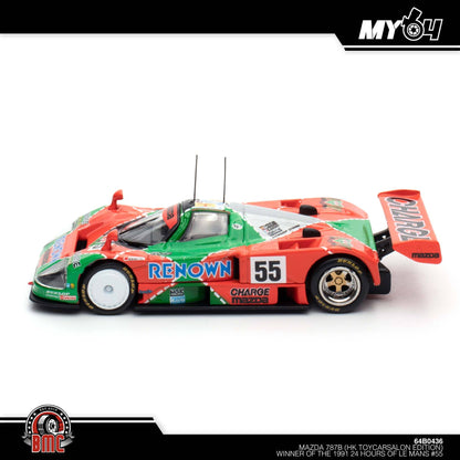 [BMC] 1:64 Mazda 787B Winner of the 1991 24 Hours Le Mans #55