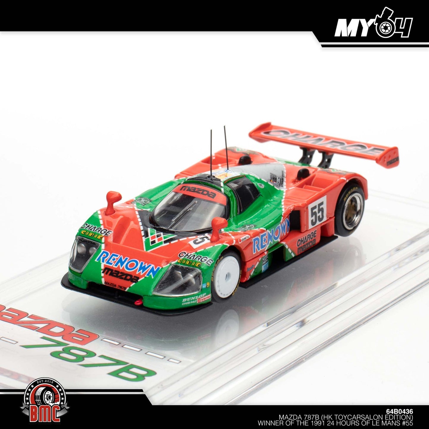 [BMC] 1:64 Mazda 787B Winner of the 1991 24 Hours Le Mans #55
