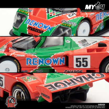 [BMC] 1:64 Mazda 787B Winner of the 1991 24 Hours Le Mans #55