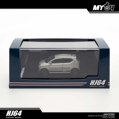 [Hobby Japan] Suzuki Alto Works Ha36S - Steel Silver Metallic