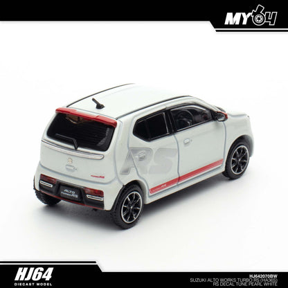 [Hobby Japan] Suzuki Alto Turbo RS (HA36S) RS Decal Tune - Pearl White