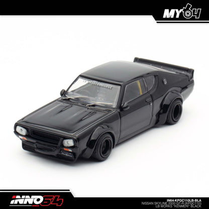 [INNO64] 1:64 Nissan Skyline 2000 GT-R (KPGC110) "Kenmeri" - Black