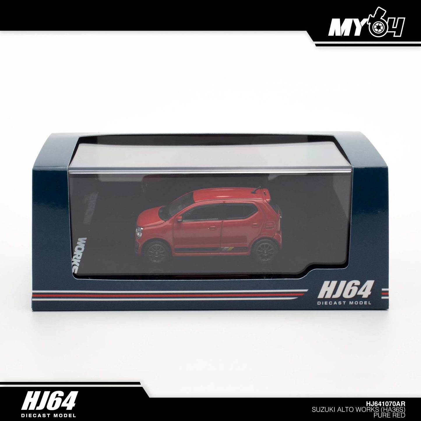 [Hobby Japan] Suzuki Alto Works Ha36S -  Pure Red