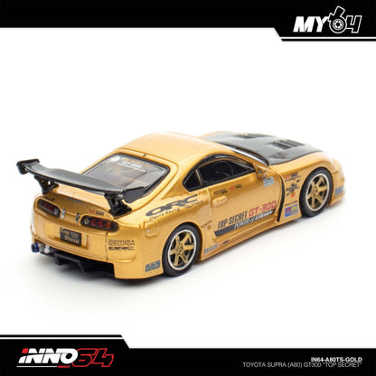 [INNO64] 1:64 Toyota Supra (A80) GT300 "Top Secret - Gold