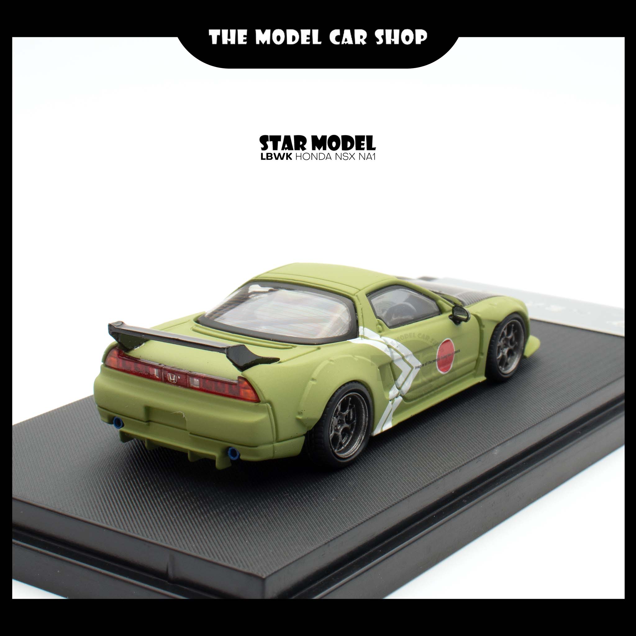 star MODEL リバティーウォーク　NSX（ＮＡ1） Star Model 1/64 Liberty Walk Honda NSX (NA1) in Green Vaillant
