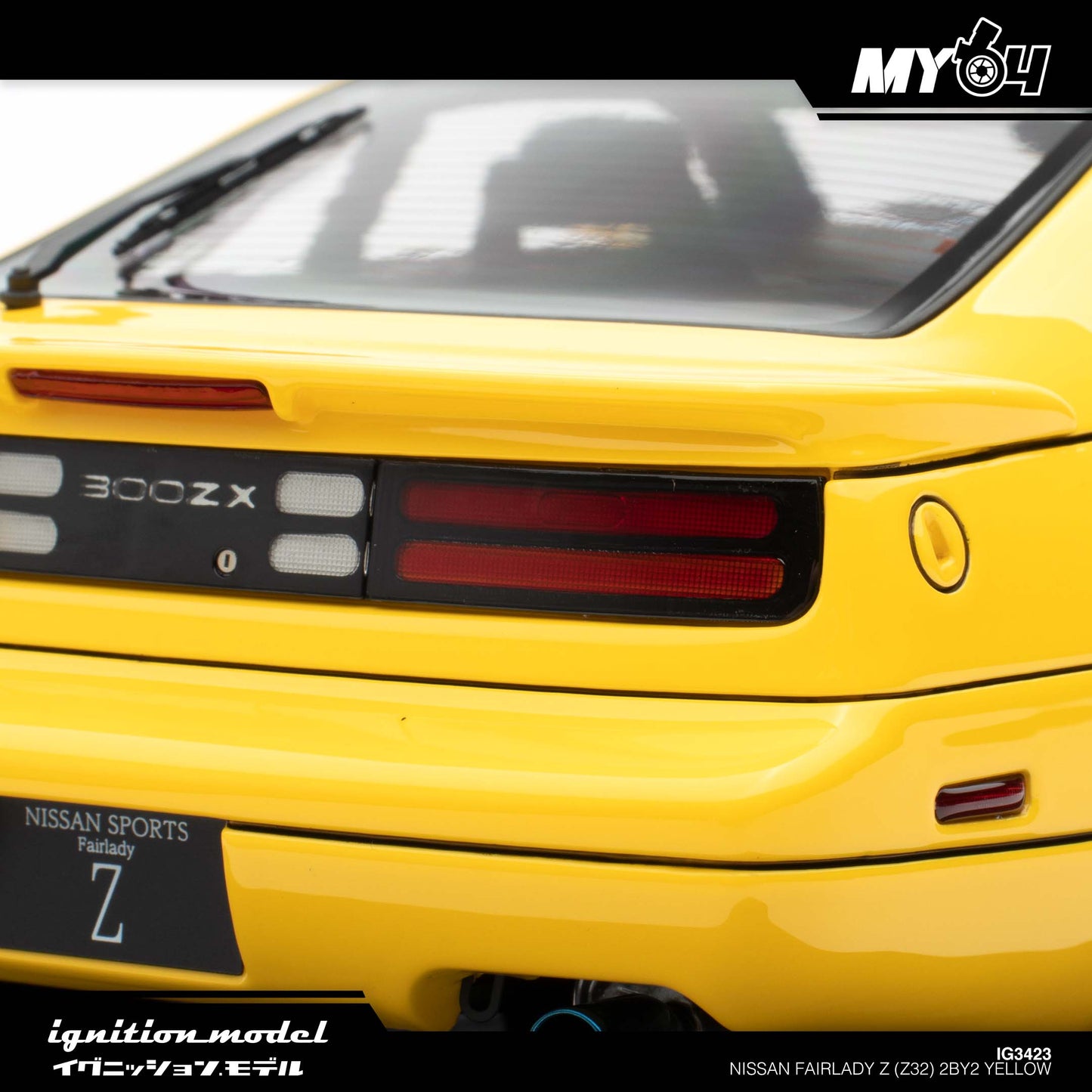 [Ignition Model] Nissan Fairlady Z (Z32) 2by2  - Yellow