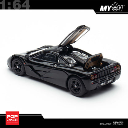 [Pop Race] 1:64 Mclaren F1 - Jet Black