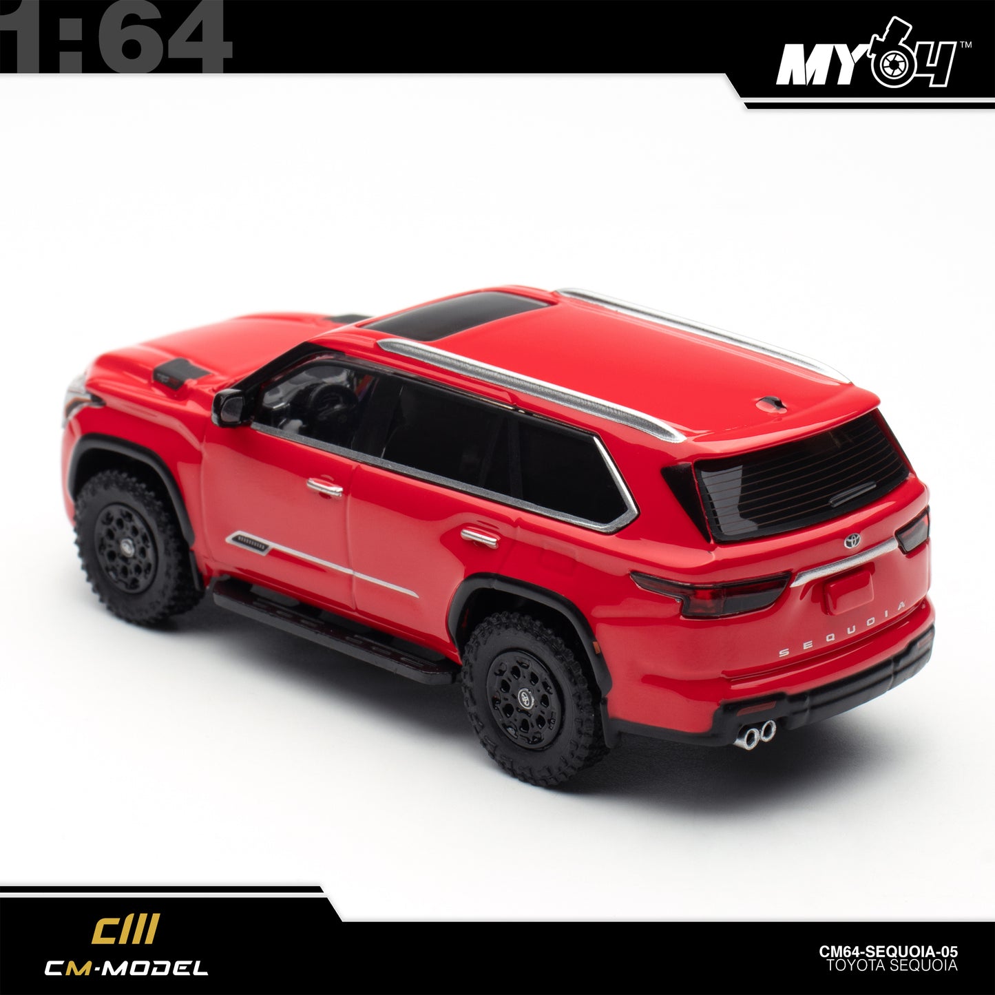 [CM Model] 1:64 Toyota Sequoia - Red