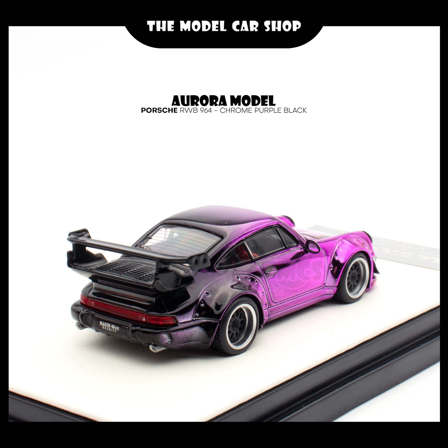 [Aurora Model] Porsche RWB 964 - Chrome Purple Black