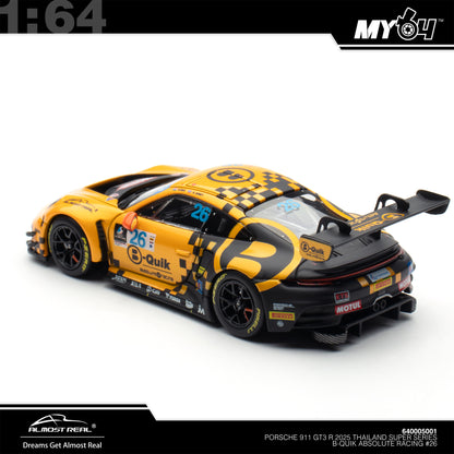 [ARBox] 1:64 Porsche 911 GT3 R 2025 Thailand Super Series B-Quik Absolute Racing #26