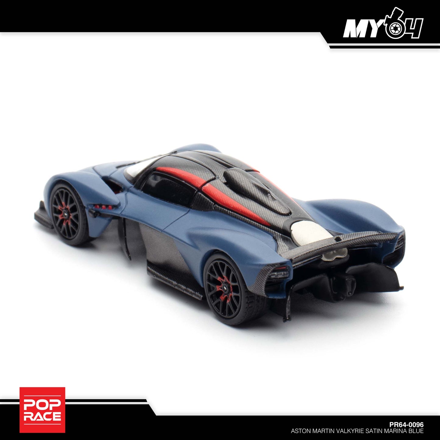 [Pop Race] Aston Martin Valkyrie Satin - Marina Blue